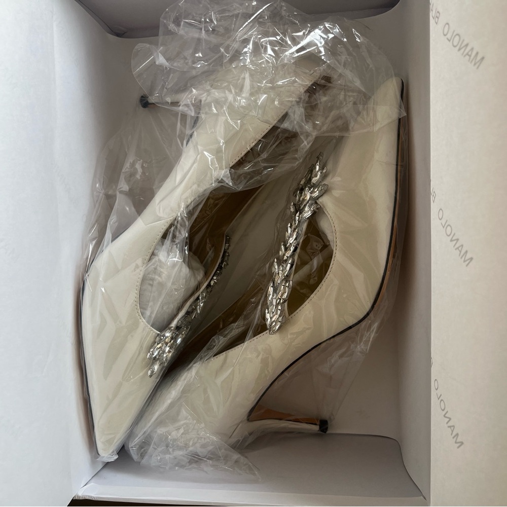 Monolo Blahnik shoes.
